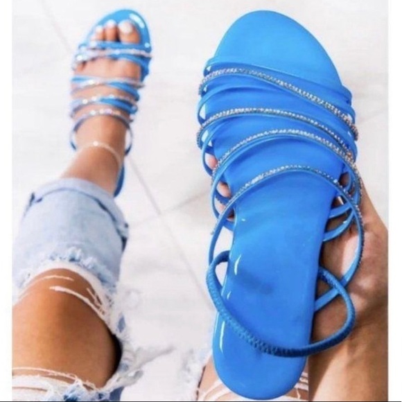 Embellished strap, slingback sandals 🩴 - Picture 4 of 4